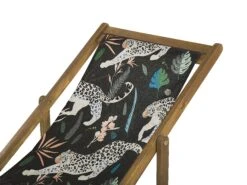 Liegestuhl Akazienholz Hellbraun Textil Gepardenmotiv Schwarz 2er Set ANZIO 13 Liegestuhl Akazienholz Hellbraun Textil Gepardenmotiv Schwarz 2er Set ANZIO -Beliani Verkaufsgeschäft undef src sa picid 819513 type whitesh image