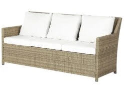Lounge Set Rattan Braun 5-Sitzer Auflagen Weiß FONTI 15 Lounge Set Rattan Braun 5-Sitzer Auflagen Weiß FONTI -Beliani Verkaufsgeschäft undef src sa picid 820236 type whitesh image