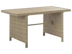 Lounge Set Rattan Braun 5-Sitzer Auflagen Weiß FONTI 17 Lounge Set Rattan Braun 5-Sitzer Auflagen Weiß FONTI -Beliani Verkaufsgeschäft undef src sa picid 820238 type whitesh image