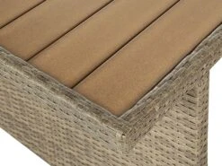 Lounge Set Rattan Braun 5-Sitzer Auflagen Weiß FONTI 18 Lounge Set Rattan Braun 5-Sitzer Auflagen Weiß FONTI -Beliani Verkaufsgeschäft undef src sa picid 820243 type whitesh image