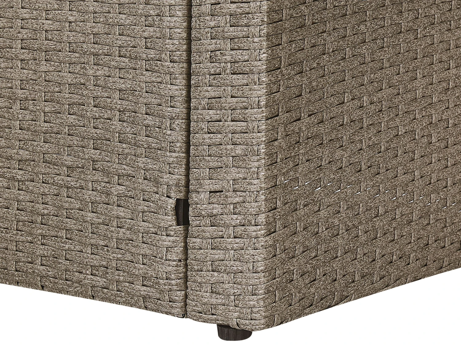 Lounge Set Rattan Taupe 5-Sitzer Auflagen Hellgrau BARDI 9 Lounge Set Rattan Taupe 5-Sitzer Auflagen Hellgrau BARDI – Bild 9