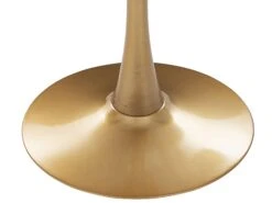Esstisch Weiß / Gold Marmor Optik ⌀ 90 Cm BOCA -Beliani Verkaufsgeschäft undef src sa picid 821593 type whitesh image