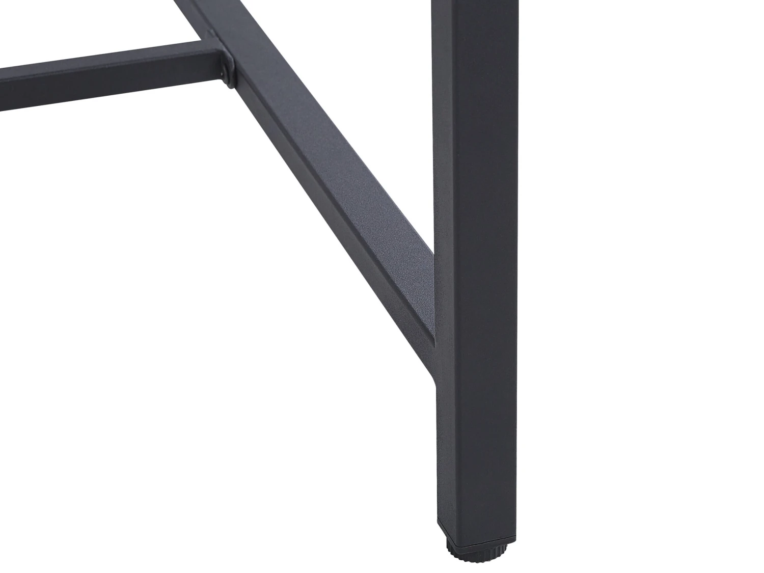 Esstisch Dunkler Holzfarbton / Schwarz 160 X 80 Cm SARITAS 5 Esstisch Dunkler Holzfarbton / Schwarz 160 X 80 Cm SARITAS – Bild 5