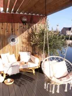 Rattanbank Natürlich 160 Cm Auflage Beige BALLAO -Beliani Verkaufsgeschäft undef src sa picid 822809 type whitesh image