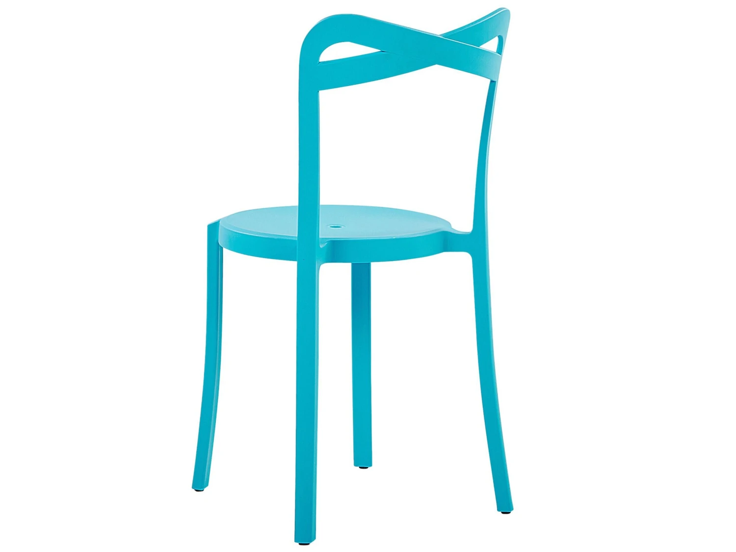 Balkonset Kunststoff Weiß / Blau 2 Stühle SERSALE / CAMOGLI 5 Balkonset Kunststoff Weiß / Blau 2 Stühle SERSALE / CAMOGLI – Bild 5