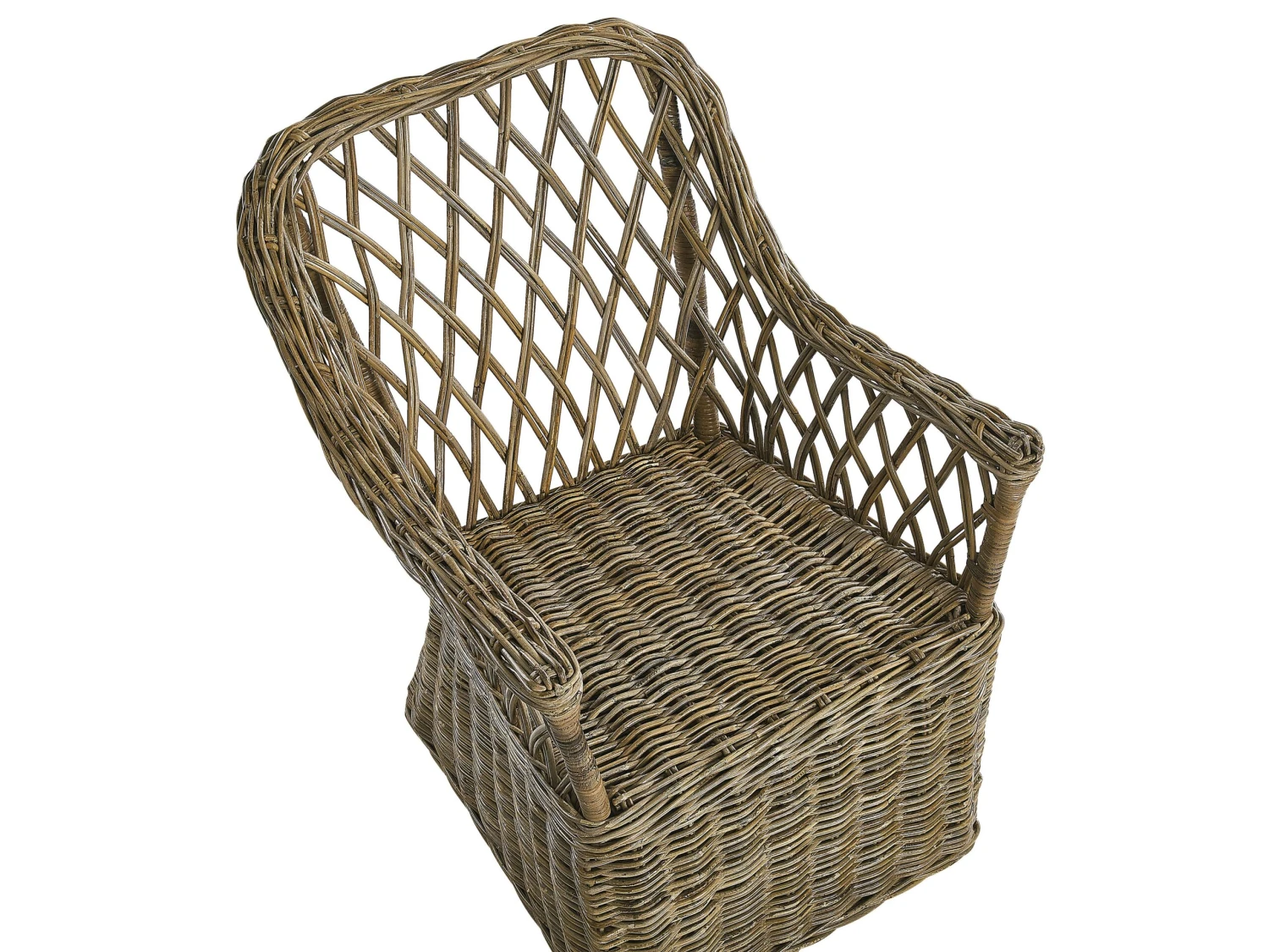 Gartenmöbel Set Rattan Natürlich 4-Sitzer Auflagen Cremeweiß MAROS/OLBIA 7 Gartenmöbel Set Rattan Natürlich 4-Sitzer Auflagen Cremeweiß MAROS/OLBIA – Bild 7