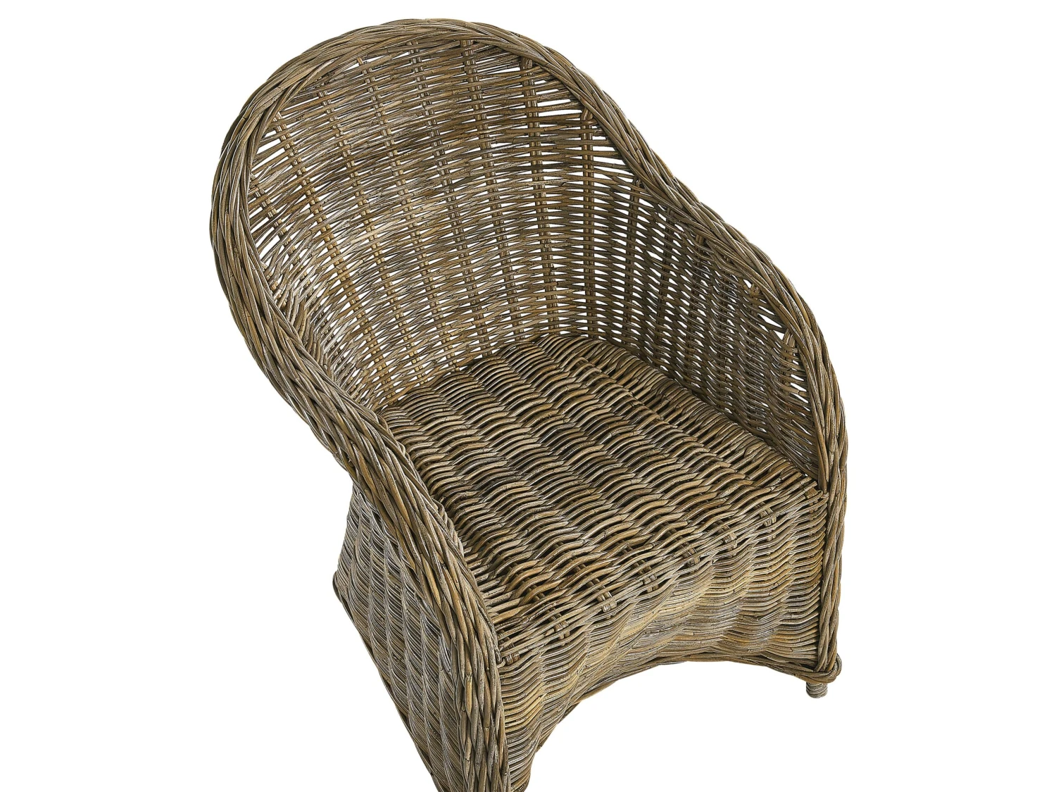 Gartenmöbel Set Rattan Natürlich 6-Sitzer Auflagen Cremeweiß SUSUA/OLBIA 7 Gartenmöbel Set Rattan Natürlich 6-Sitzer Auflagen Cremeweiß SUSUA/OLBIA – Bild 7