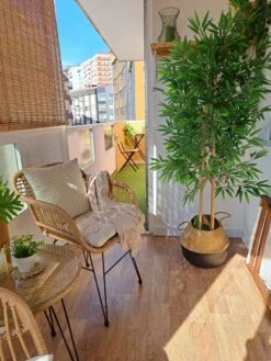 Balkonset Rattan Natürlich Auflagen Schwarz TROPEA II 12 Balkonset Rattan Natürlich Auflagen Schwarz TROPEA II -Beliani Verkaufsgeschäft undef src sa picid 825719 type whitesh image