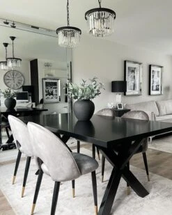 Esstisch Schwarz 180 X 100 Cm LISALA 11 Esstisch Schwarz 180 X 100 Cm LISALA -Beliani Verkaufsgeschäft undef src sa picid 827432 type whitesh image