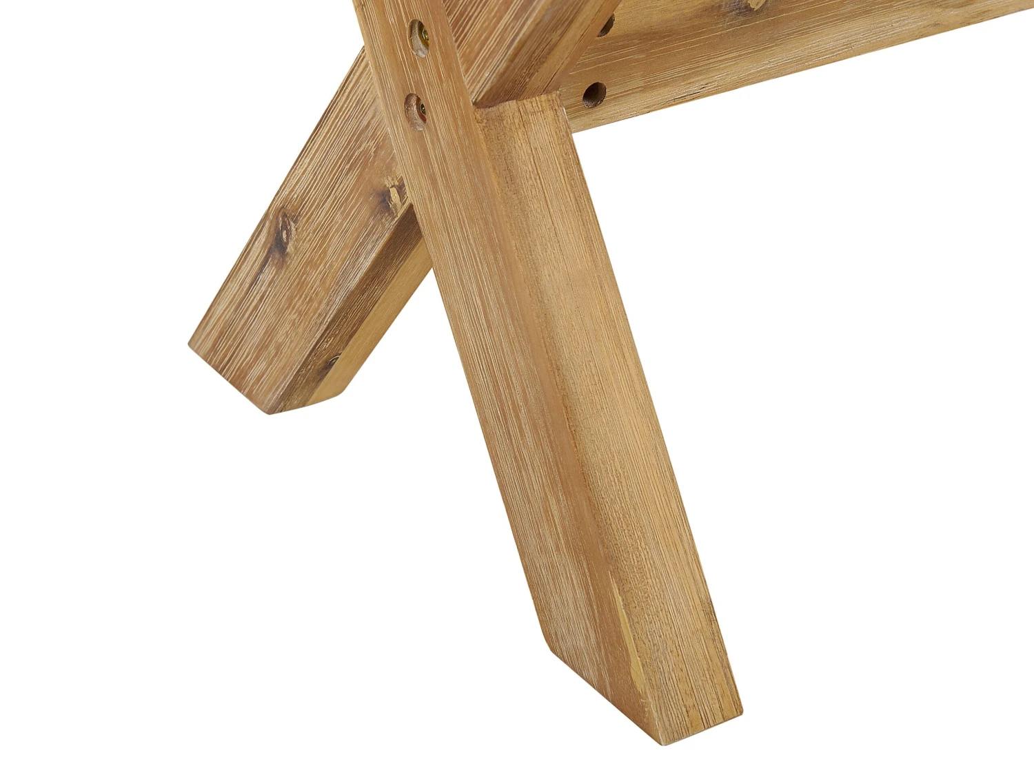 Gartenbank Faserzement Weiß 200 Cm OLBIA – Bild 5