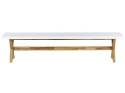 Gartenmöbel Set Faserzement Weiß 6-Sitzer 3-teilig OLBIA 13 Gartenmöbel Set Faserzement Weiß 6-Sitzer 3-teilig OLBIA -Beliani Verkaufsgeschäft undef src sa picid 829723 type whitesh image