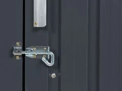 Gerätehaus Mit Holzunterstand Stahl Graphitgrau / Cremeweiß AOSTA 18 Gerätehaus Mit Holzunterstand Stahl Graphitgrau / Cremeweiß AOSTA -Beliani Verkaufsgeschäft undef src sa picid 835753 type whitesh image