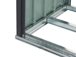 Gerätehaus Mit Holzunterstand Stahl Graphitgrau / Cremeweiß AOSTA 19 Gerätehaus Mit Holzunterstand Stahl Graphitgrau / Cremeweiß AOSTA -Beliani Verkaufsgeschäft undef src sa picid 835754 type whitesh image