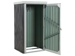 Gerätehaus Mit Dachrinne Stahl Graphitgrau / Cremeweiß UMBRIA 14 Gerätehaus Mit Dachrinne Stahl Graphitgrau / Cremeweiß UMBRIA -Beliani Verkaufsgeschäft undef src sa picid 835762 type whitesh image