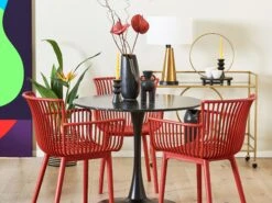 Esstisch Schwarz ⌀ 90 Cm BOCA 14 Esstisch Schwarz ⌀ 90 Cm BOCA -Beliani Verkaufsgeschäft undef src sa picid 837456 type whitesh image