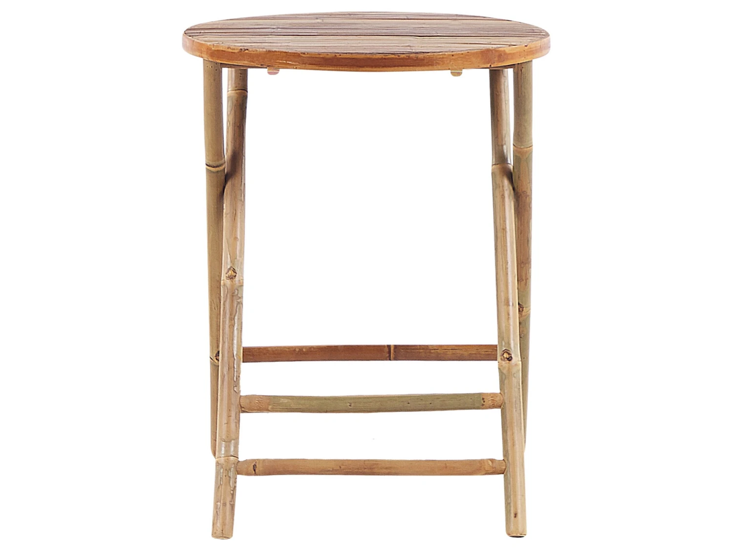 Balkonset Bambusholz Hellbraun Auflagen Cremeweiß Zusammenklappbar SAVALLETRI 7 Balkonset Bambusholz Hellbraun Auflagen Cremeweiß Zusammenklappbar SAVALLETRI – Bild 7