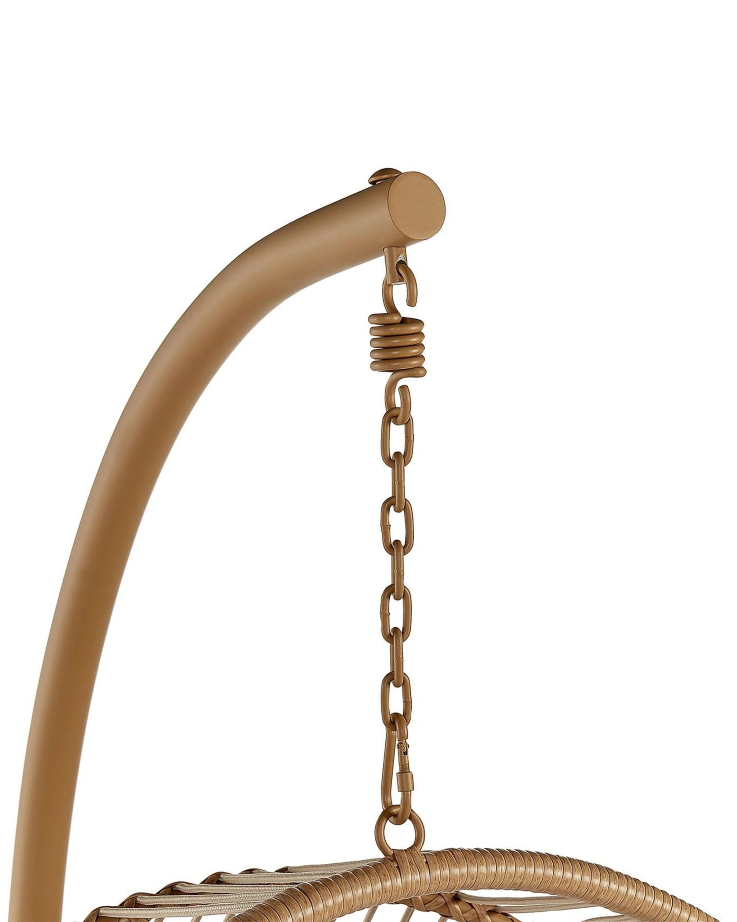 Hängesessel Mit Beigem Rattangestell ACRI 8 Hängesessel Mit Beigem Rattangestell ACRI – Bild 8