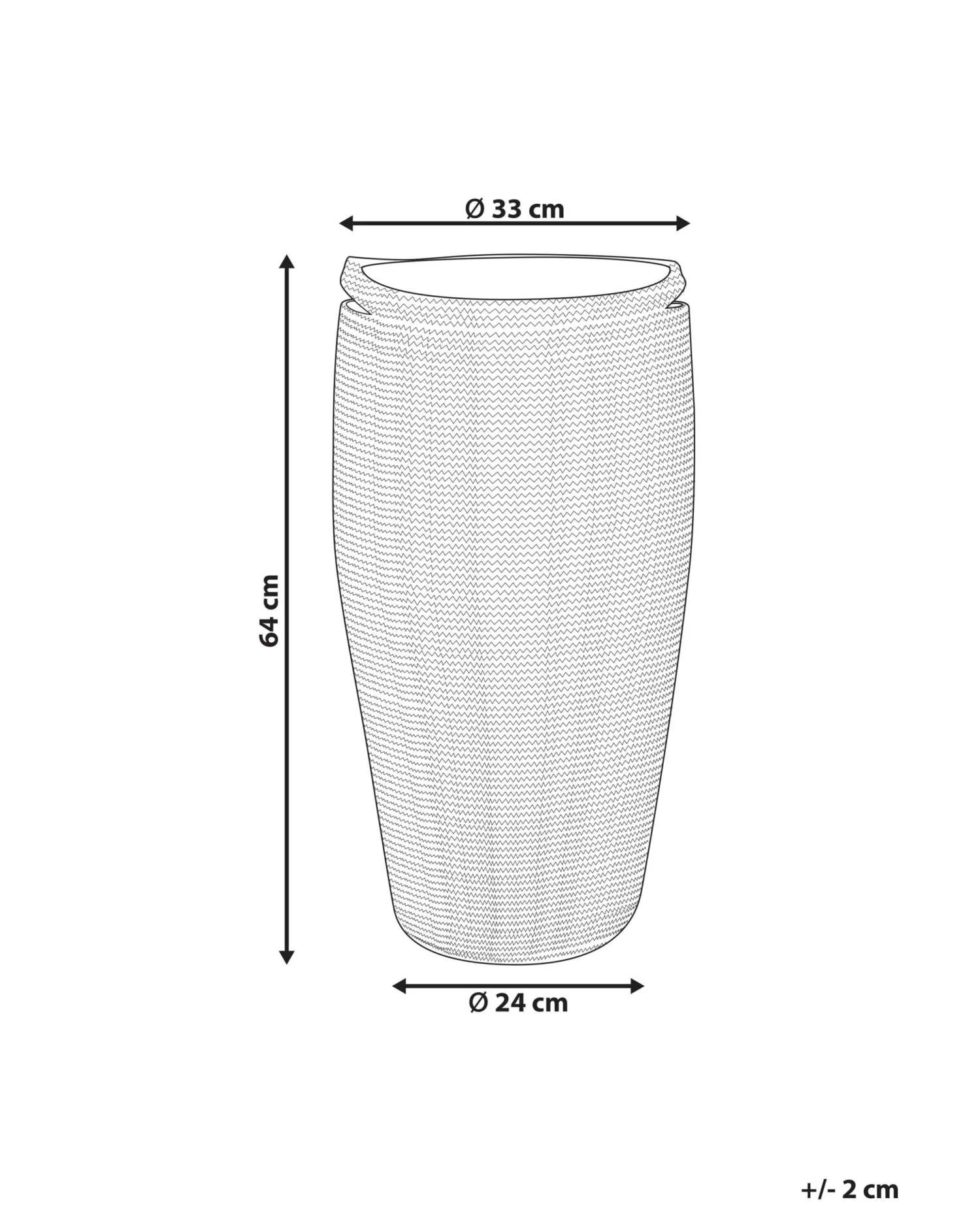 Baumwollkorb Schwarz ARRAH 5 Baumwollkorb Schwarz ARRAH – Bild 5