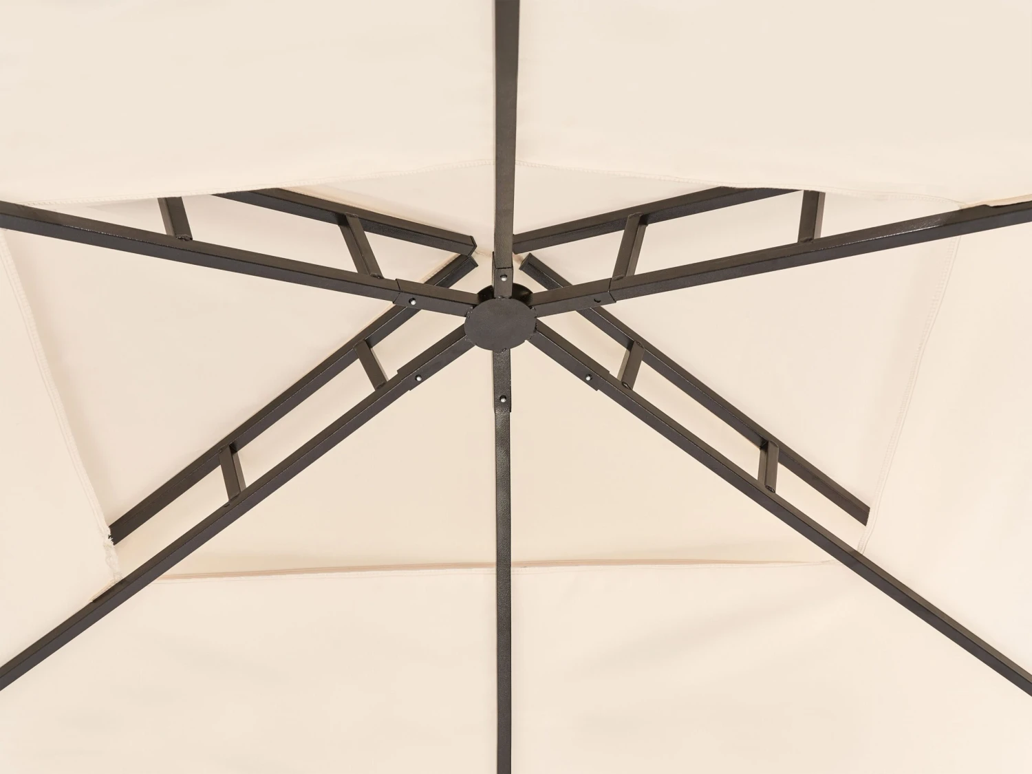 Pavillon Stahl Beige 245 X 240 Cm NARO 4 Pavillon Stahl Beige 245 X 240 Cm NARO – Bild 4