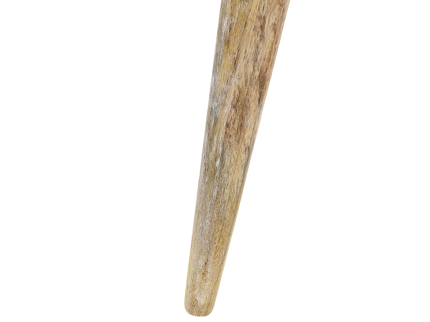 Beistelltisch 2er Set Mangoholz Heller Holzfarbton / Weiß Rund HURSI 5 Beistelltisch 2er Set Mangoholz Heller Holzfarbton / Weiß Rund HURSI – Bild 5